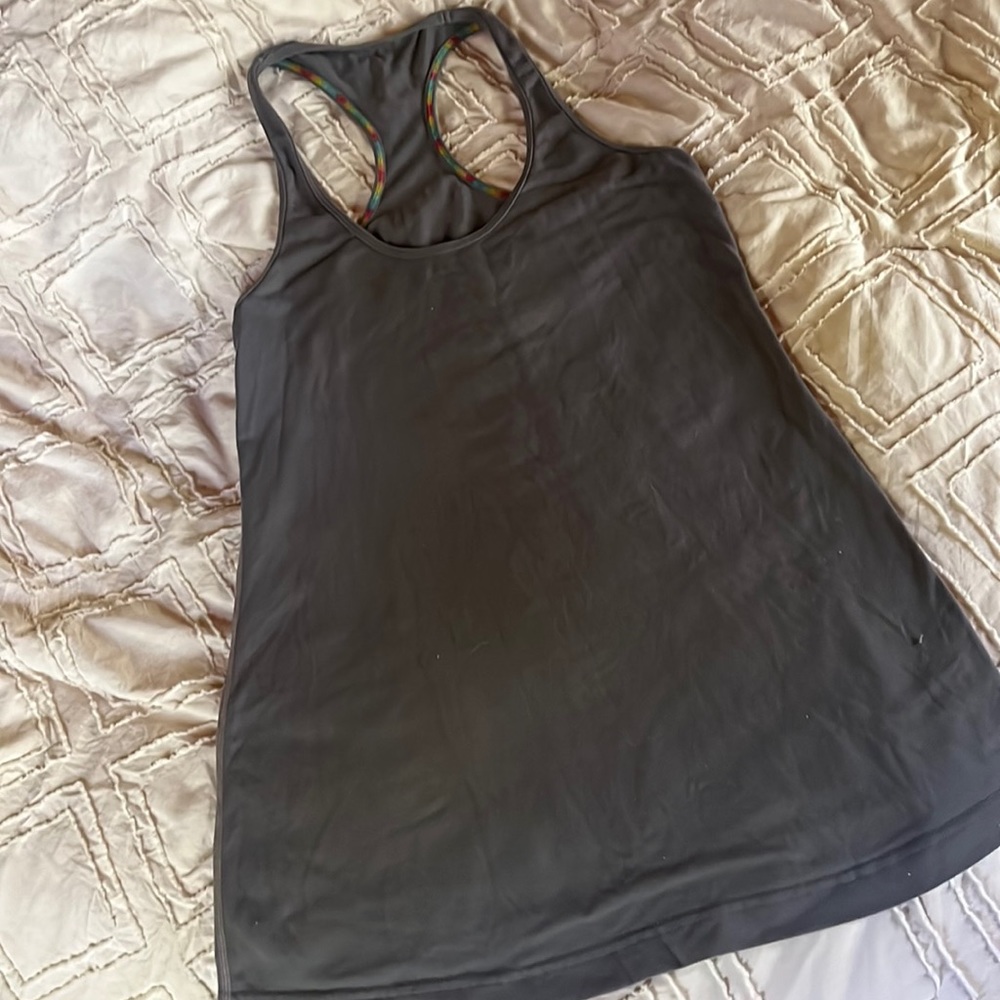 lululemon athletica Charcoal Tank Top